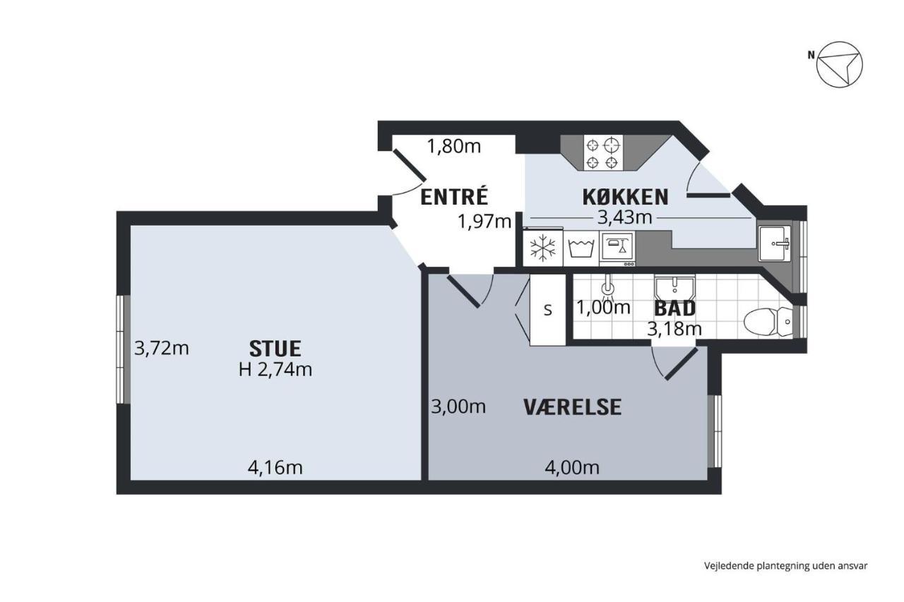 Perfectly Located Cozy Apartment Kopenhagen Bagian luar foto